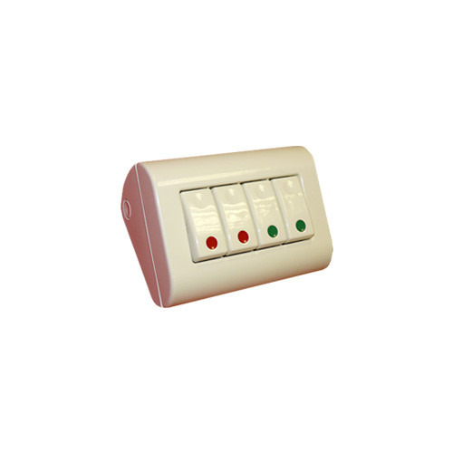 APRIMATIC APRI-ACC-BOTO3-M Pulsador de sobremesa de tres botones para barreras de parking y automatismos.