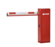 APRIMATIC APRI-KIT-P80PS-OV Barrera de parking con brazo oval H65 de 8 metros (4+4), uso muy intenso, 2.000 cilclos/día, motor 2