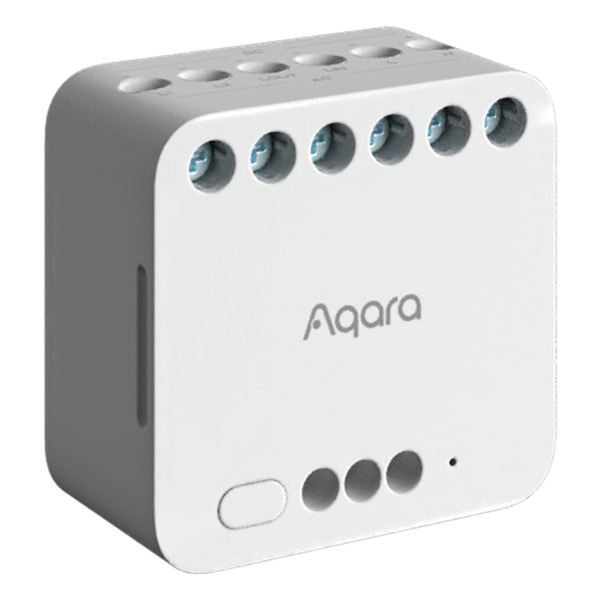 AQARA AQ-DCM-K01 Aqara Módulo Relé Doble T2 - Zigbee 3.0 / Matter over Zigbee - Control del motor / Monitor energético - Requie
