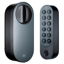 AQARA AQ-EL-D02D-B Aqara Cerradura inteligente U200 Negro - Matter over Thread / Bluetooth &amp; NFC  - Requiere  AQARA HUB M3 -