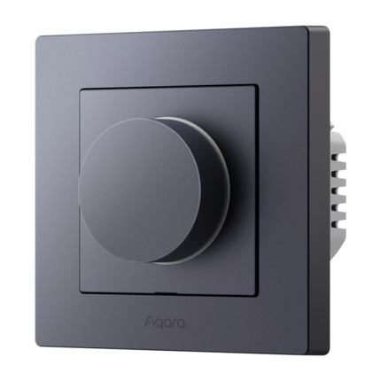 Comprar AQARA AQ-KD-R01D-G Aqara Dimmer Switch H2 EU Gris - Zigbee 3.0 / Thread (Border Router) - Requiere AQARA HUB - Con o Sin Neutro - Compatible con cajas de pared redonda - Soporta Apple Homekit, Google, Alexa