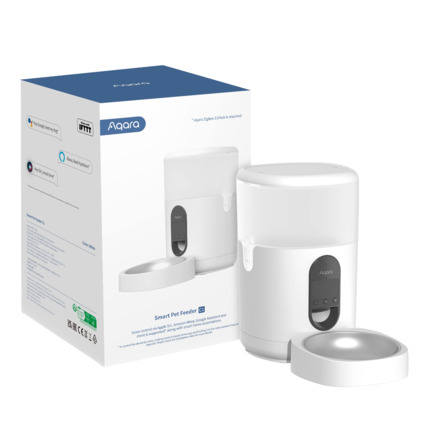 Comprar AQARA AQ-PETC1-M01 Aqara Comedero Inteligente C1 - Zigbee 3.0  / Matter over Zigbee - Requiere AQARA HUB 3.0 - Repetidor Zigbee - 4L de capacidad  - Soporta Google, Alexa, Siri