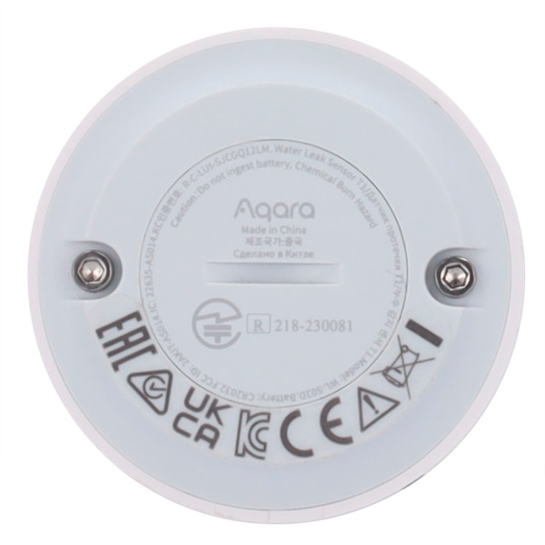 AQARA AQ-WL-S02D Aqara Sensor de Inundación T1 - Zigbee 3.0  - Control a distancia  - Requiere AQARA HUB - Batería 2 años de dur (7)