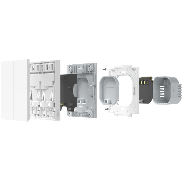 AQARA AQ-WS-EUK02 Aqara Interruptor Inteligente de Pared H1 - Zigbee 3.0  - Requiere AQARA HUB - Sin Neutro / Protección contra (7)