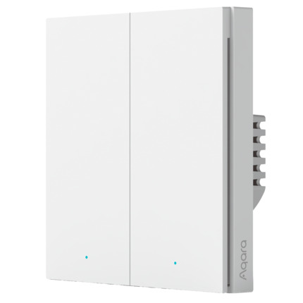 Comprar AQARA AQ-WS-EUK04 Aqara Interruptor Inteligente de Pared H1 - Zigbee 3.0  - Requiere AQARA HUB - Con Neutro / Protección contra alto voltaje - Compatible con cajas de pared redondas - Soporta Apple Homekit, Google, Alexa