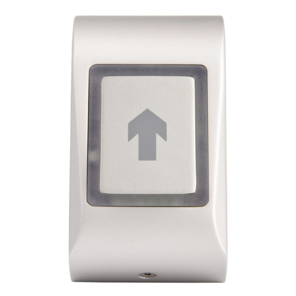 Aritech ACL800-PB-S Pulsador de petición de salida para montar en superficie en aluminio con tecnología Touch sensitive. Platead