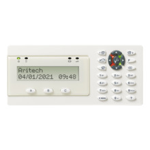 Aritech ATS1135 Teclado LCD de 2x16 caracteres con lector de tarjetas. Grado 3
