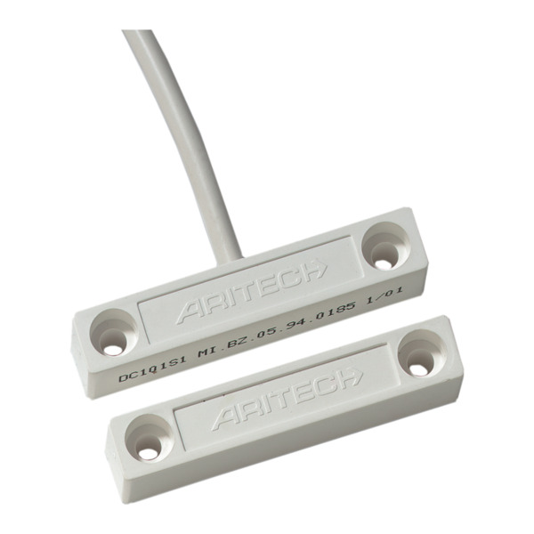 Aritech DC101 Contacto Magnético Plástico de Superficie. Apertura 15mm. Grado 2
