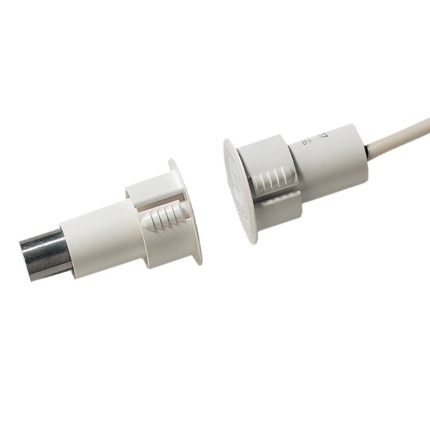 Comprar ARITECH DC124 Contacto magnético Grado 2 para empotrar en puertas Máx. 9mm. Cable 2m Aritech