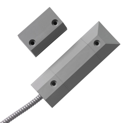 Comprar ARITECH DC408 Contacto magnético PVC para suelo superficie cableado para puertas metálicas 2m 34mm Aritech