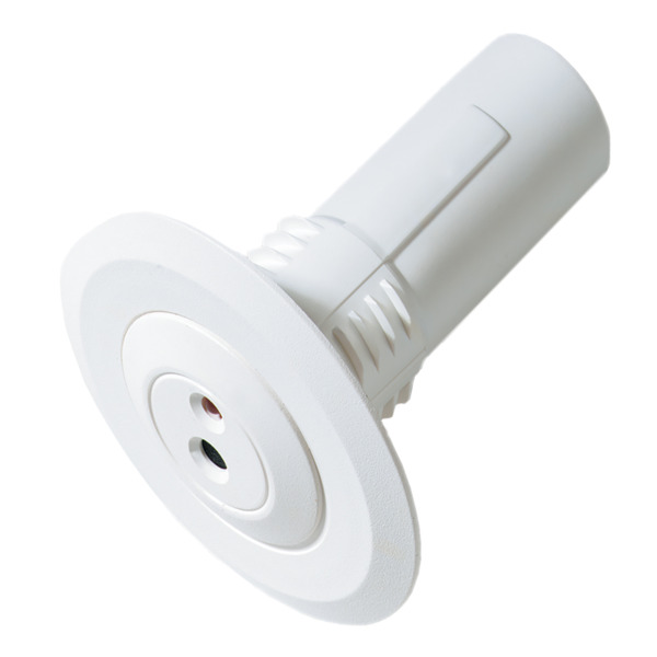 Aritech GS913N Detector acústico de rotura de cristal de color blanco para montaje empotrado
