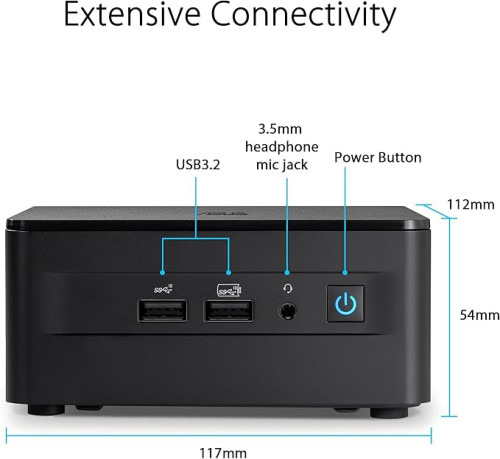 ASUS NUC RNUC13L3HV500002I (TALL) LIBERTY CANYON RAPTOR LAKE-P RPL-P 28W VPRO (I5-1350P) GPU INTEGRADO (2)