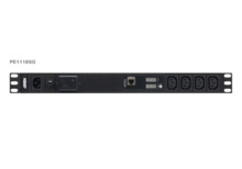 ATEN 18-OUTLET 1U PDU WITH CURRENT & VOLTAGE LCD DISPLAY, OVERCURRENT AND SURGE PROTECTION (10A) (16X C13) (PE1118SG-AT-G)