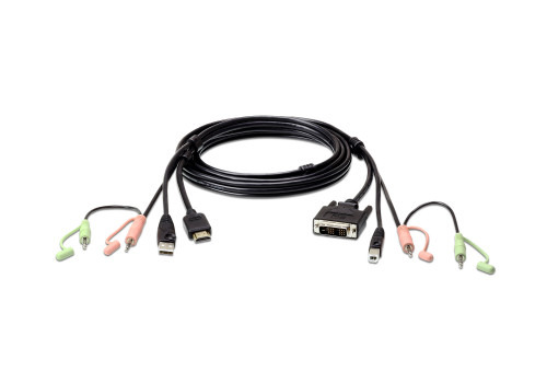 Aten 2L-7D02DH adaptador de cable HDMI DVI-D Negro (1)