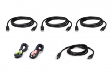 Aten 2L-7D02UDPX6 cable para video, teclado y ratón (kvm) Negro 1,8 m