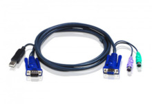 Aten 2L5503UP cable para video, teclado y ratón (kvm) Negro 3 m