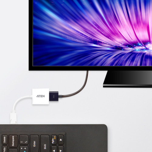 ATEN Adaptador de DisplayPort a HDMI (2)