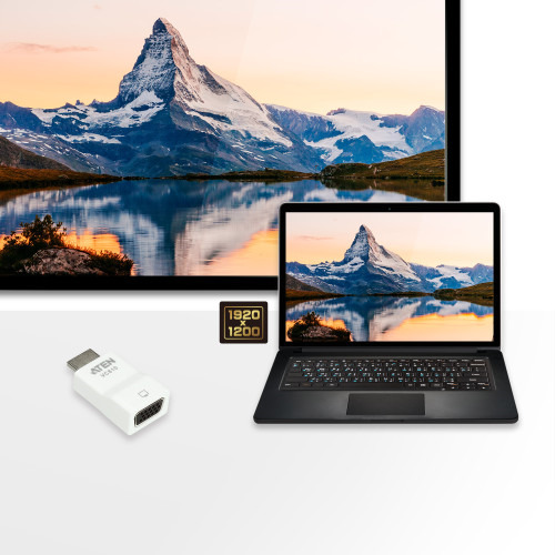 ATEN Adaptador de HDMI a VGA (3)