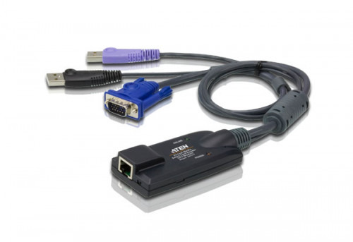 Aten Adaptador KVM VGA USB compatible Smart Card con Virtual Media (1)