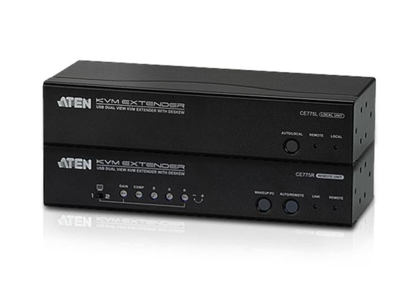 Aten CE775-AT-G USB KVM Extender, Dual view