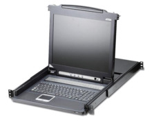 Aten CL1008M-ATA-2XK07SGG 8 Port KVM with 17" LCD CH/DE