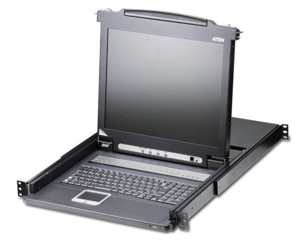 Aten CL1008M-ATA-2XK07SGG 8 Port KVM with 17" LCD CH/DE
