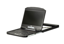 Aten CL3100NX interruptor KVM Montaje en rack Negro