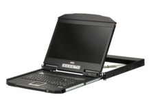 ATEN CL3100NX interruptor KVM Montaje en rack Negro
