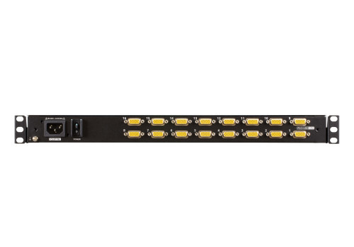 Aten CL3116 consola de rack 47 cm (18.5") 1366 x 768 Pixeles Metal, De plástico Negro 1U (2)