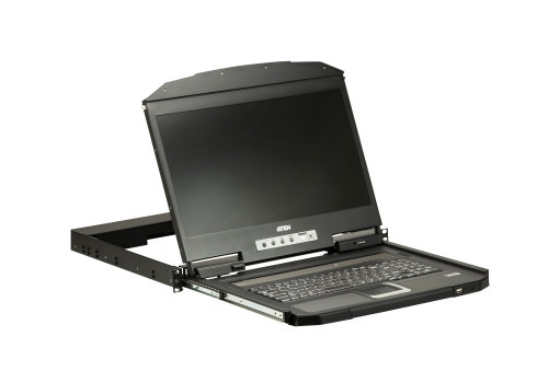 Aten CL3700NW consola de rack 47 cm (18.5") 1920 x 1080 Pixeles Metal, De plástico Negro 1U (3)