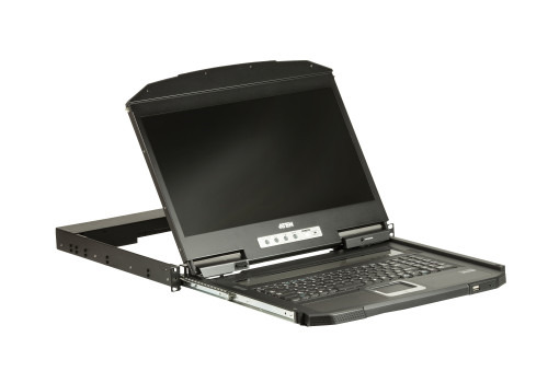 Aten CL3700NW consola de rack 47 cm (18.5") 1920 x 1080 Pixeles Metal, De plástico Negro 1U (4)