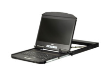 Aten CL3700NW consola de rack 47 cm (18.5") 1920 x 1080 Pixeles Metal, De plástico Negro 1U