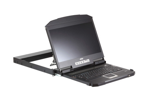 ATEN CL3800NW consola de rack 47 cm (18.5") 1920 x 1080 Pixeles Metal, Plástico Negro 1U (4)