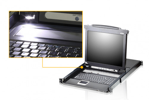Aten CL5708M interruptor KVM Montaje en rack Negro (2)
