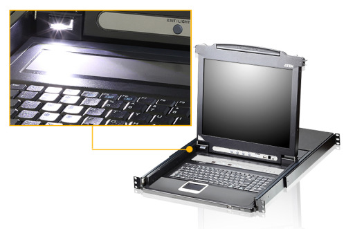 Aten CL5708N interruptor KVM Montaje en rack Negro (2)