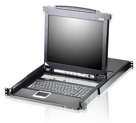 Aten CL5716M-ATA-2XK06A1G 16 Port 17" LCD KVMP Switch