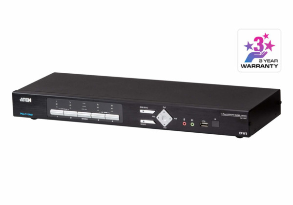 Aten CM1164A-AT-G 4-port Split-Screen KVM
