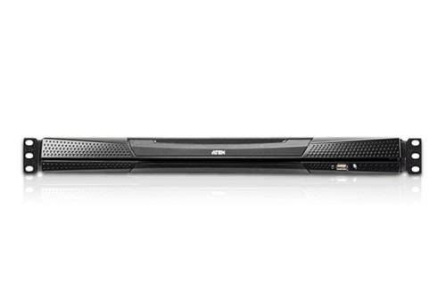 ATEN Consola LCD dual rail con switch KVM integrado multi-interfaz Cat 5 de 8 puertos (3)