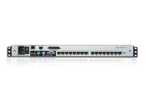 Aten Consola LCD dual rail con switch KVM por IP integrado multi-interfaz Cat 5 de 16 puertos con acceso compartido desde consol (2)