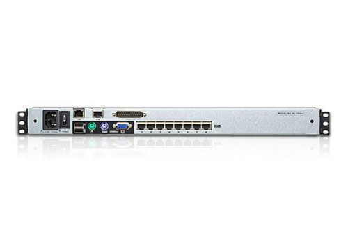 Aten Consola LCD dual rail con switch KVM por IP integrado multi-interfaz Cat 5 de 8 puertos con acceso compartido desde consola (2)