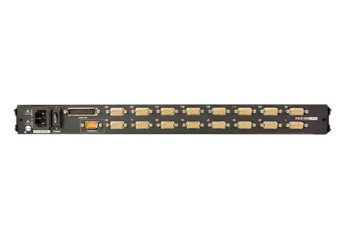 Aten Consola LCD single rail con switch KVM integrado VGA PS/2-USB de 16 puertos (2)