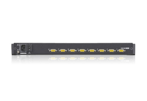 Aten Consola LCD single rail con switch KVM integrado VGA PS/2-USB de 8 puertos (2)