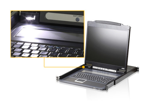 ATEN Consola LCD single rail de peso reducido (VGA, PS/2-USB) (3)