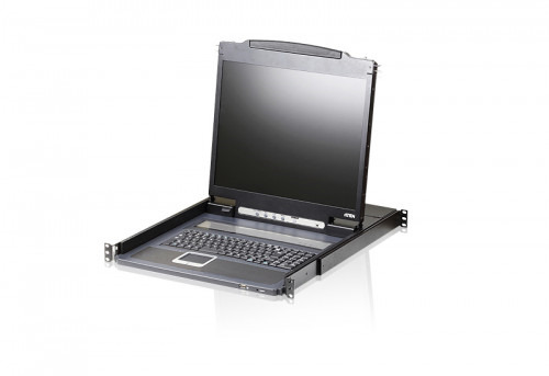 ATEN Consola LCD single rail de peso reducido (VGA, PS/2-USB)
