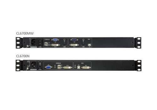 ATEN Consola LCD single rail (HDMI / DVI / VGA, USB) (3)