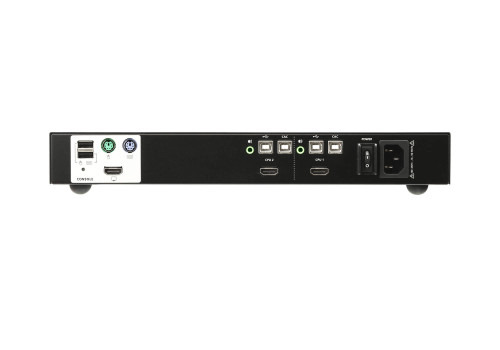 Aten CS1182H interruptor KVM Montaje en rack Negro (2)
