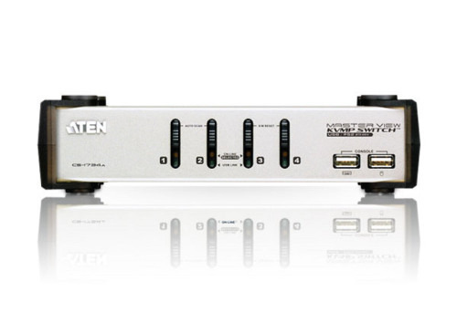 ATEN CS1734AC-AT interruptor KVM Negro, Plata (3)