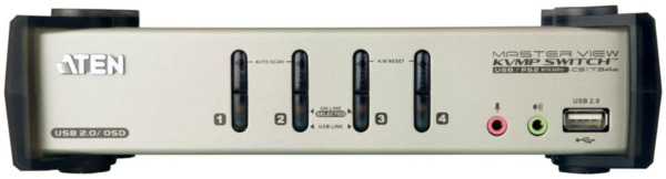 Aten CS1734B-AT-G 4 port USB KVM (Five In One)
