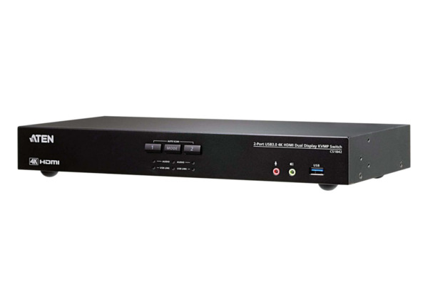 Aten CS1842-AT-G 2-Port True 4K HDMI Dual-View