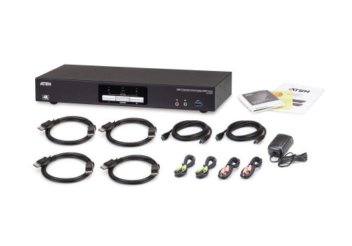 Aten CS1942DP interruptor KVM Negro (5)
